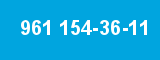 961 154-36-11 961 154-36-11